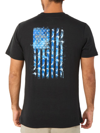 Thumbnail 1: Guy Harvey Men's Fish Flag Pocket T-Shirt 