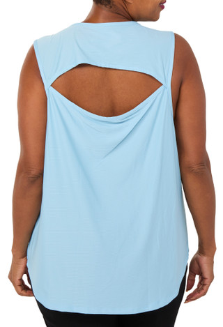 Thumbnail 2: Brisas Plus Sleeveless Linear Knit Tank Top 
