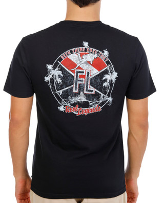 Thumbnail 1: REEL LEGENDS Men's Short Sleeve Graphic Crew Neck Tee 