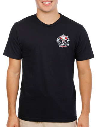Thumbnail 4: REEL LEGENDS Men's Short Sleeve Graphic Crew Neck Tee 