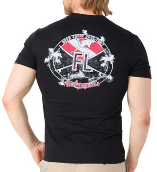 Thumbnail 5: REEL LEGENDS Men's Short Sleeve Graphic Crew Neck Tee 