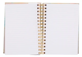 Thumbnail 2: Designer Greetings 320 Lined Pages Spiral Notebook 