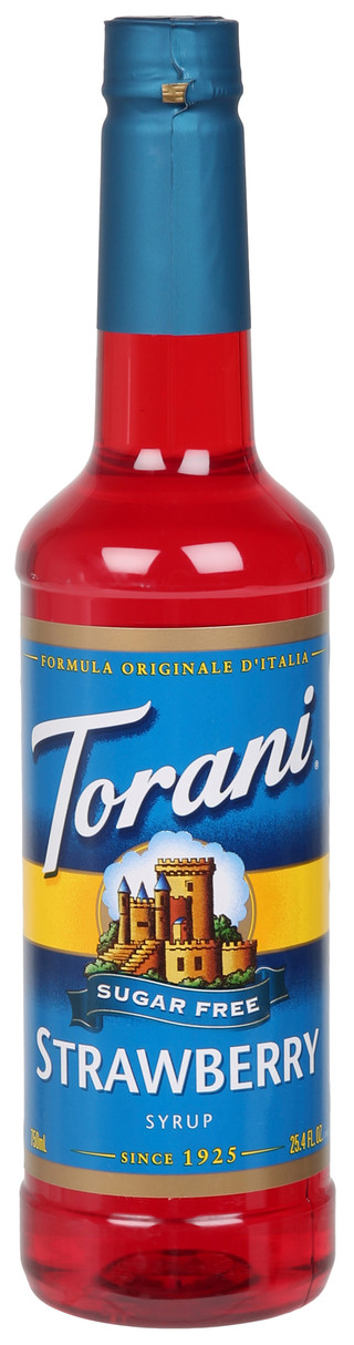 Thumbnail 1: Torani  25 oz Strawberry Syrup  