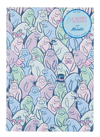 Thumbnail 1: Chubby Mermaids Manatee Hardcover Notebook  