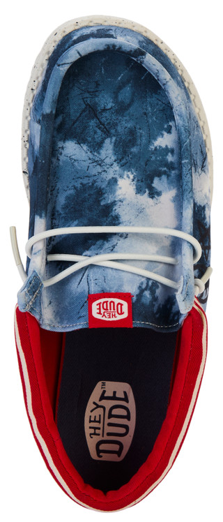 Thumbnail 2: Hey Dude Boys Americana Wally Y Varsity Jacket Slip-on Loafers 