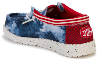 Thumbnail 3: Hey Dude Boys Americana Wally Y Varsity Jacket Slip-on Loafers 