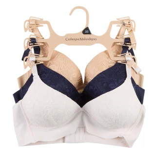Thumbnail 1: Catherine Malandrino Women's 3 Pk Wire Free Lace Bras 