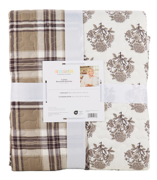 Thumbnail 2: Martha Stewart Twin Size 2 Pc Reversible Quilt Set  