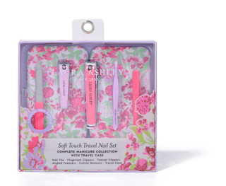 Thumbnail 1: Laura Ashley 6 Pc Soft Touch Travel Nail Set  