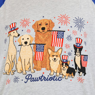 Thumbnail 3: Sable Sky Women's Plus Americana Dog Top 