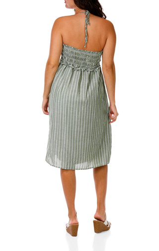Thumbnail 2: Liberty Love Juniors Stripe Print Jumpsuit  