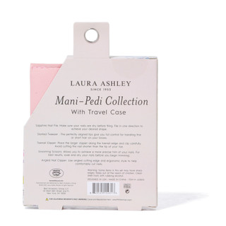Thumbnail 2: Laura Ashley 6 Pc Mani-Pedi Collection w/ Travel Case 