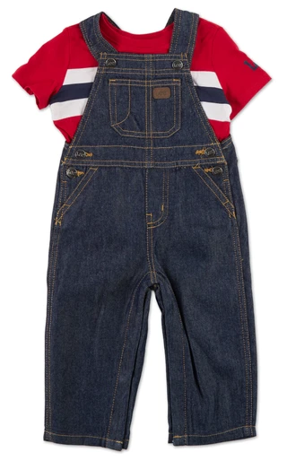 Thumbnail 1: Lee Baby Boys 2 Pc Overalls Set 