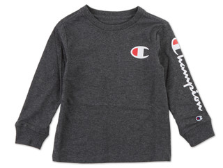 Thumbnail 1: Champion Little Boys Long Sleeve Logo Tee 