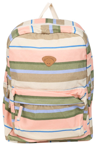 Thumbnail 1: BILLABONG School's Out Stripe Canvas Backpack 