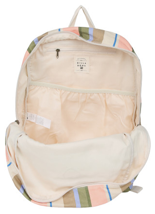 Thumbnail 3: BILLABONG School's Out Stripe Canvas Backpack 