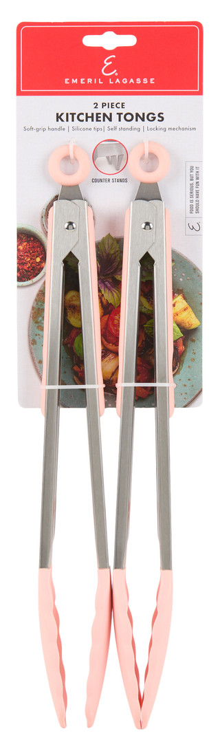 Thumbnail 1: Emeril Lagasse 2 Pc Kitchen Tongs Set 