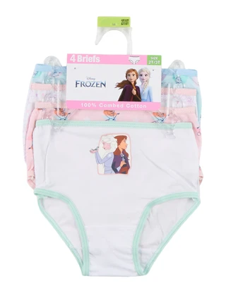 Thumbnail 1: Disney Toddler Girls 4 Pk Brief Panties 