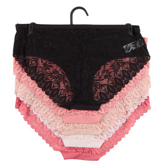 Thumbnail 2: Marilyn Monroe Women's 5 Pk Lace Hipster Panties 