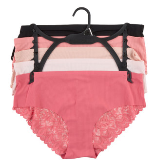 Thumbnail 1: Marilyn Monroe Women's 5 Pk Lace Hipster Panties 
