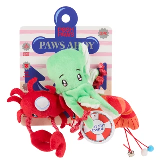 Thumbnail 1: Posh Paws 3 Pk Paws Ahoy Cat Nip Pet Toys  