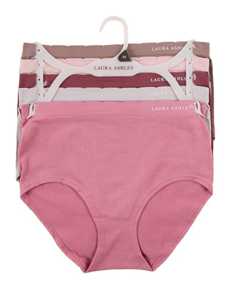 Thumbnail 1: Laura Ashley Women's 5 Pk Brief Panties 