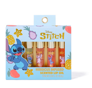 Thumbnail 1: Disney 4 Pk Hibiscus Infused Scented Lip Oils 