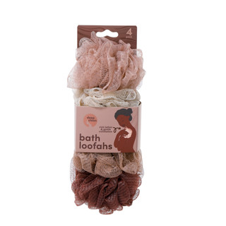 Thumbnail 1: 4 Pk Deep Clean Bath Loofahs 