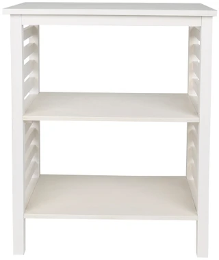 Thumbnail 1: XIAMEN HOME & NATURE 23x28 Wooden Double Shelf Accent Table  
