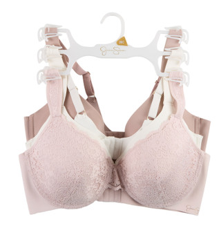 Thumbnail 1: Jessica Simpson Women's 3 Pk Full Figure Bras w/ Cushion Straps 