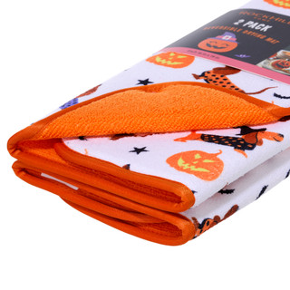 Thumbnail 2: Rockhill Home 2 Pk Haunted Howler Reversible Drying Mats 