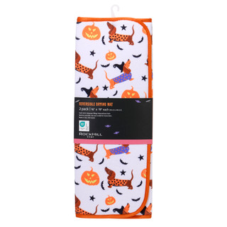 Thumbnail 3: Rockhill Home 2 Pk Haunted Howler Reversible Drying Mats 