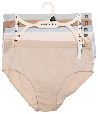 Thumbnail 1: ANNE KLEIN Women's 5 Pack Jaquard Briefs 