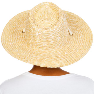 Thumbnail 2: SECONDARY St. Thomas Wheat Braid Fedora Hat 