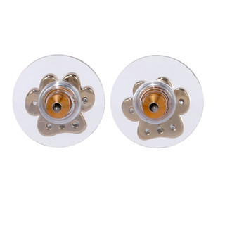 Thumbnail 3: KATE SPADE Gold Pave Paw Stud Earrings 