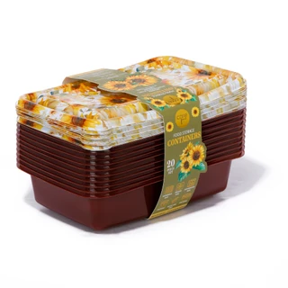 Thumbnail 2: CORE KITCHEN 20 Pc Sunflower Food Storage Containers 