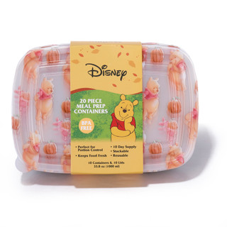 Thumbnail 2: Disney 20 Pc Winnie The Pooh Meal Prep Containers 