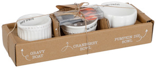 Thumbnail 2: Mud Pie Harvest Thanksgiving Accessories Set 
