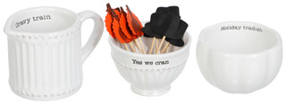 Thumbnail 1: Mud Pie Harvest Thanksgiving Accessories Set 