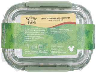 Thumbnail 2: Winnie The Pooh Harvest Pooh Glass Food Storage Container 
