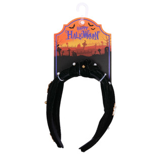 Thumbnail 1: Fantasia Accessories Halloween Velvet Ghost Headband 