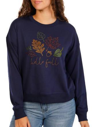 Thumbnail 1: Marled Women's Long Sleeve Hello Fall Sweater 