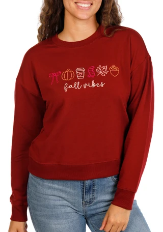 Thumbnail 1: Marled Womens Long Sleeve Fall Vibes Sweater 