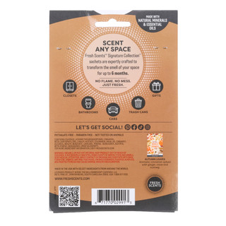 Thumbnail 3: FRESH SCENTS 3 Pk Warm Spicy Autumn Fragrance Sachets 