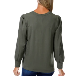 Thumbnail 2: Magical Season Women's Long Sleeve Embellished Cozy Season Top 
