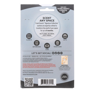 Thumbnail 2: FRESH SCENTS 3 Pk Vanilla Spice Autumn Fragrance Sachets 