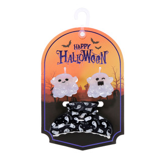 Thumbnail 1: Fantasia Accessories Halloween 3 Pc Ghost Hair Claw Clips 