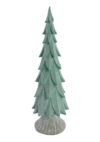 Thumbnail 2: Magical Season 16" Light Green Glitter Christmas Tree 