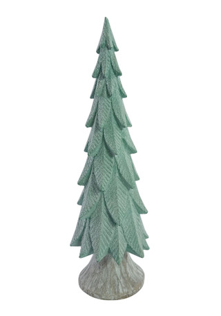 Thumbnail 1: Magical Season 16" Light Green Glitter Christmas Tree 