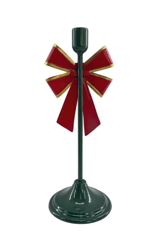 Thumbnail 2: Magical Season 15" Metal Bow Candle Holder 